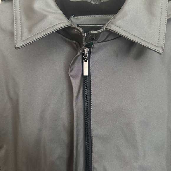 Outbrook Women’s Grey Hooded Fleece LinedJacket Coat Size 1X 16W 18W VTG Y2K - Picture 3 of 8